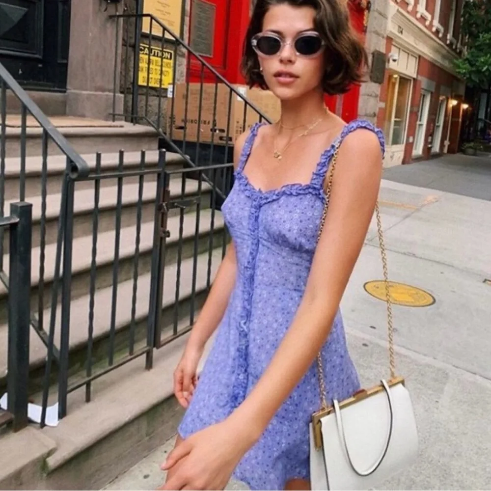 Realisation Par Lavender Floral Mini Dress - Picture 5 of 5